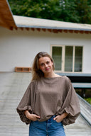 Elina Checkered Top