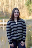 Ella Striped Cardigan