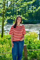Lina Striped Polo
