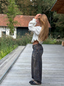 Leopard Balloon Jeans